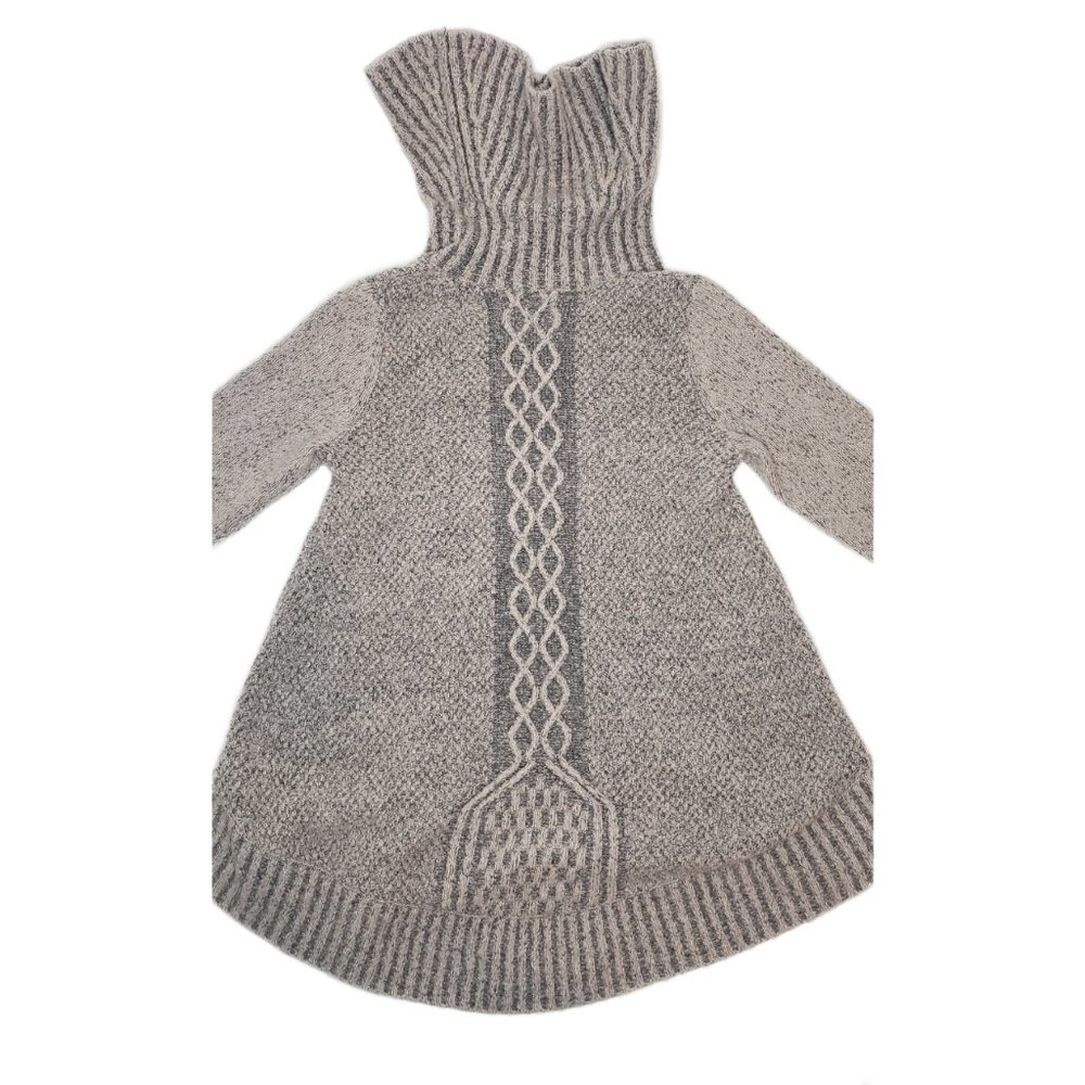 Ruby Moon Gray Cowl-Neck Sweater Euc Size Medium - image 3